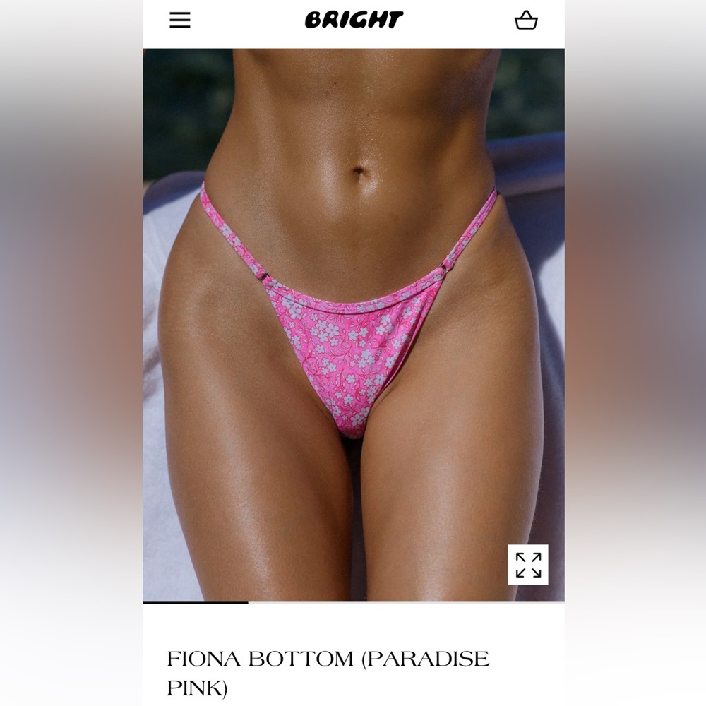 Bright Swimwear Paradise Pink Fiona Bikini Bottom